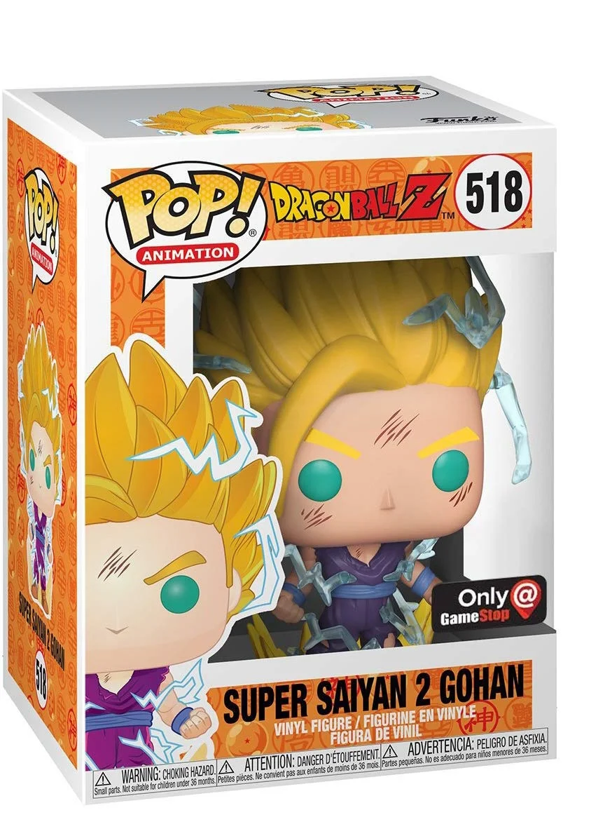 Figurka Funko POP! Dragon Ball Z Super Saiyan 2 Gohan 518 GameStop Exclusive *Na zamówienie – zdjęcie 2