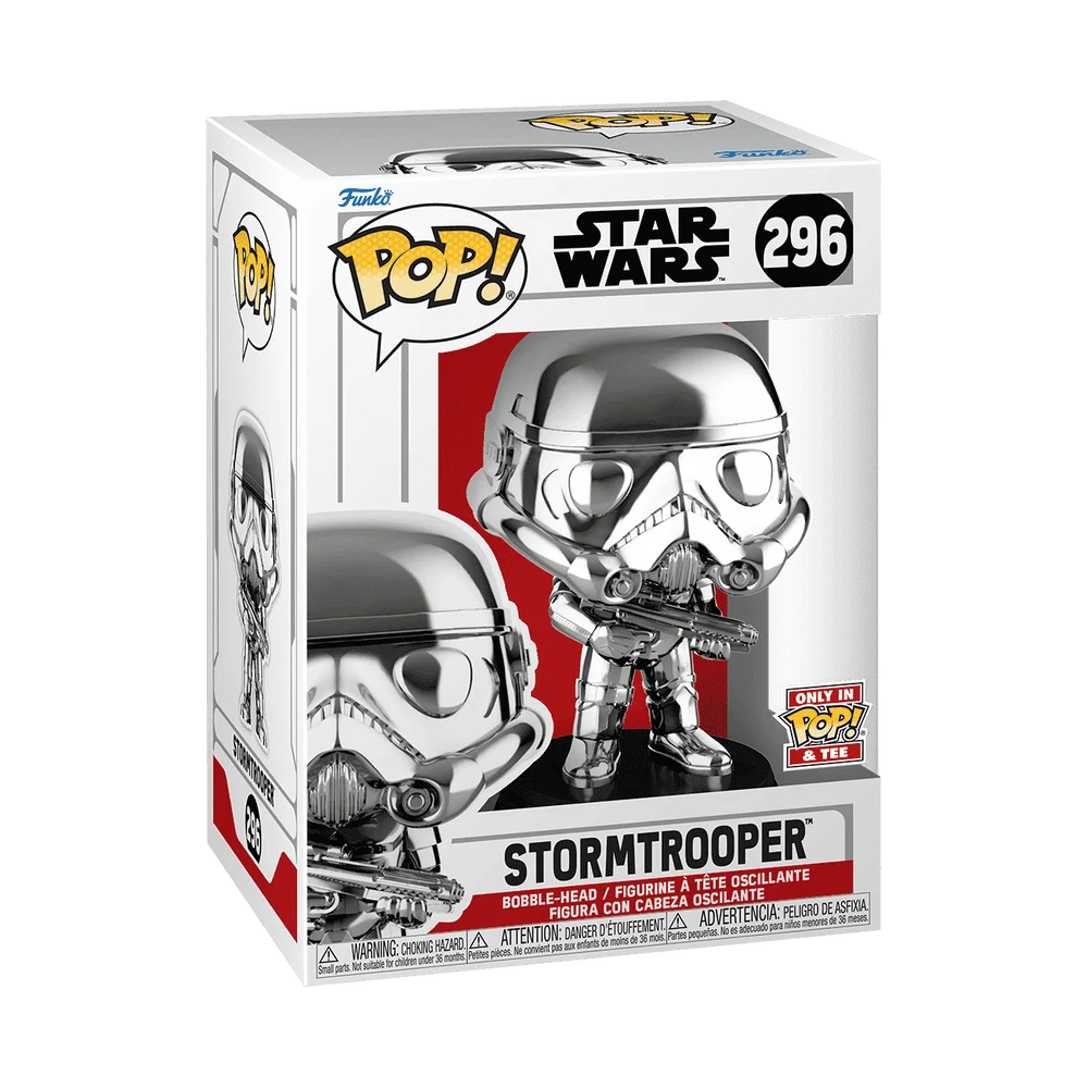 Funko POP! Star Wars Stormtrooper (Silver Chrome) 296 *Na zamówienie