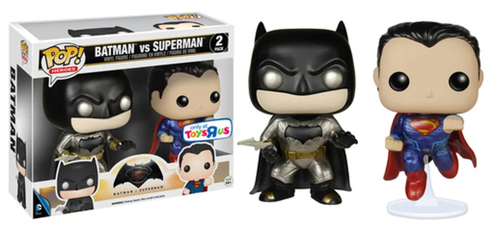 Funko POP! DC Comics Batman vs. Superman (Metallic) 2 Pack (TRU) (Metallic) *Na zamówienie