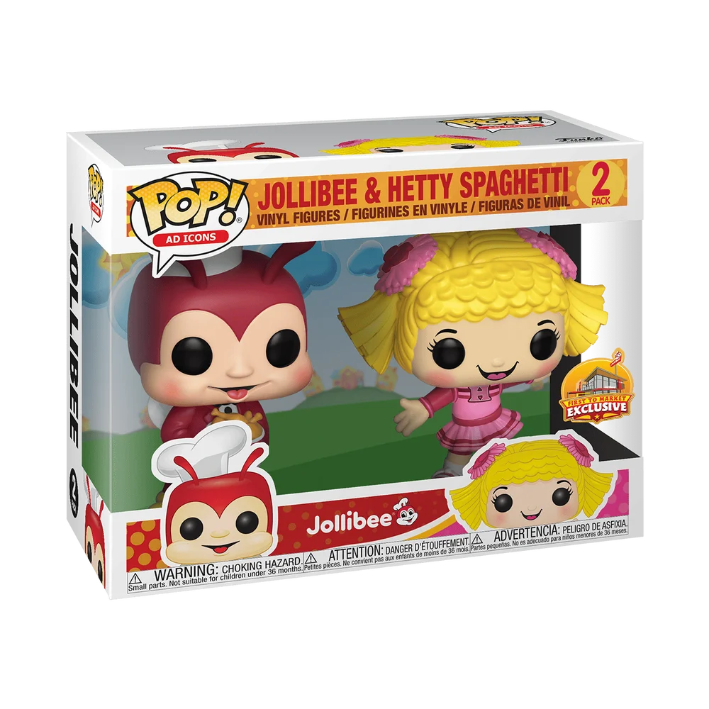 Funko POP! Jollibee 2 Pack - Jollibee & Hetty Spaghetti 2 (Exclusive) *Na zamówienie