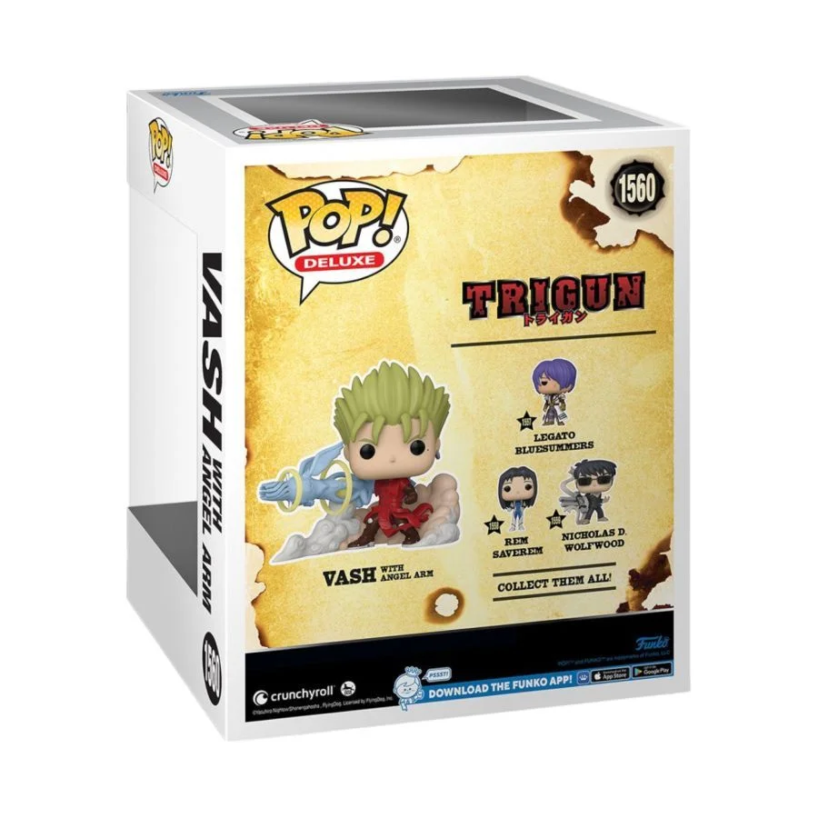 Funko POP! Trigun Vash with Angel Arm 1560 Glow