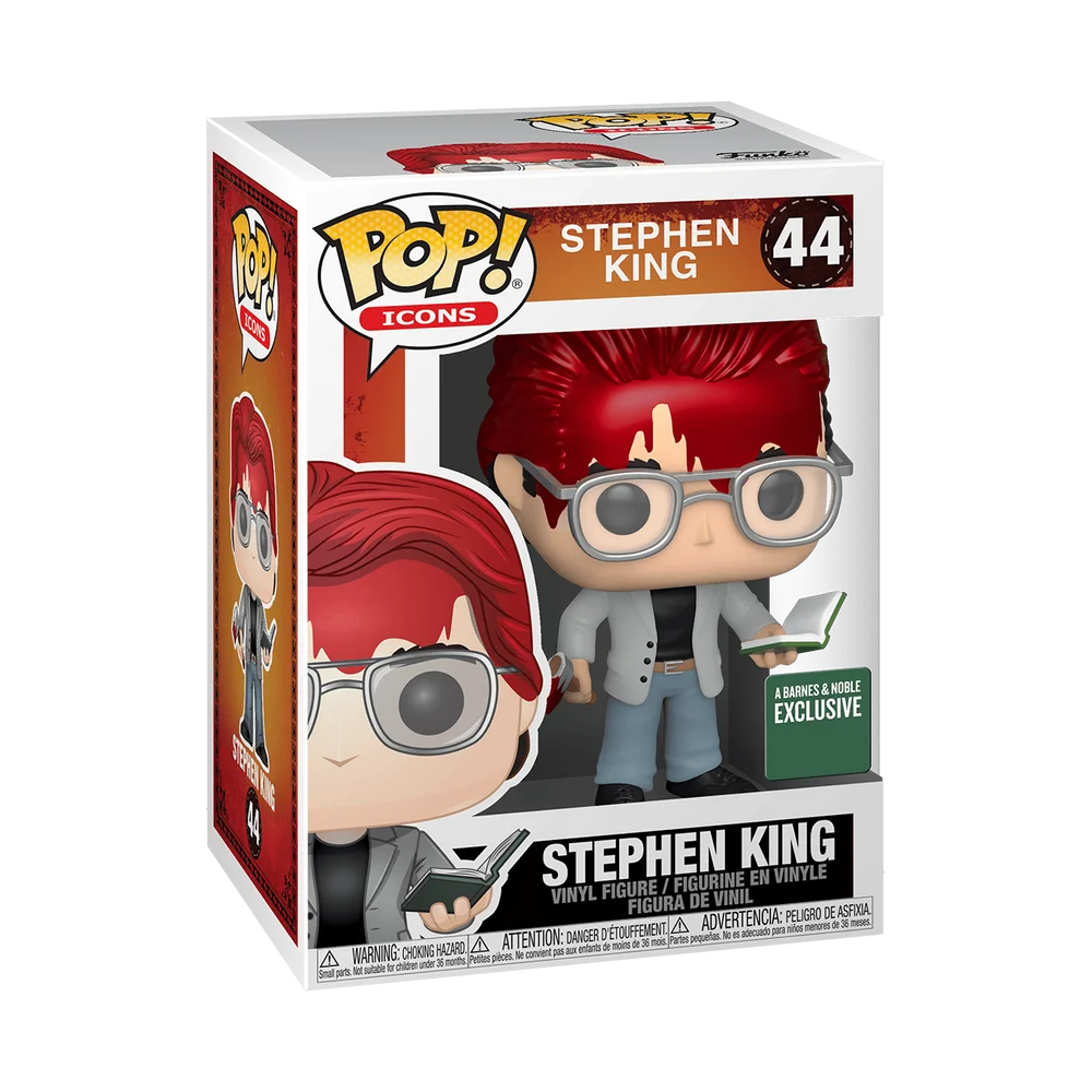 Funko POP! Celebrities Icons: Stephen King w/Axe and Book (BN) 44 (Exclusive) *Na zamówienie