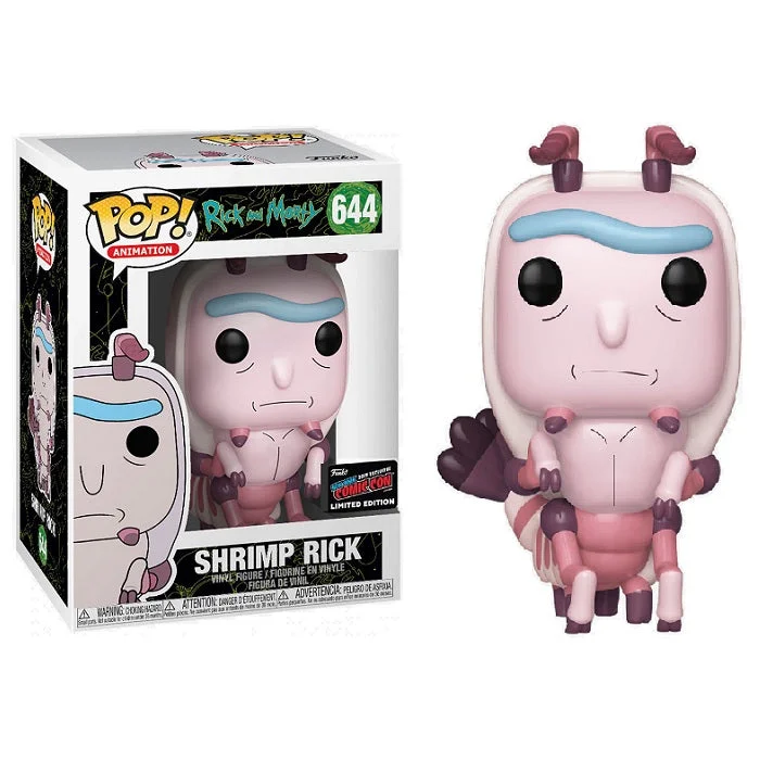 Funko Pop! Rick & Morty - NYCC 2019 Shrimp Rick 644 Exclusive