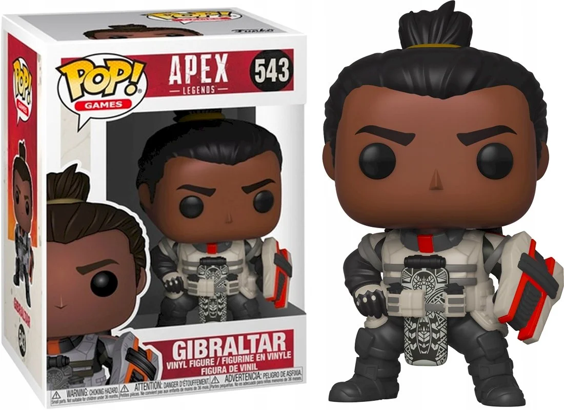 Figurka Funko pop! Apex Legends Gibraltar 543 (Uszkodzone pudełko - zdjęcie)