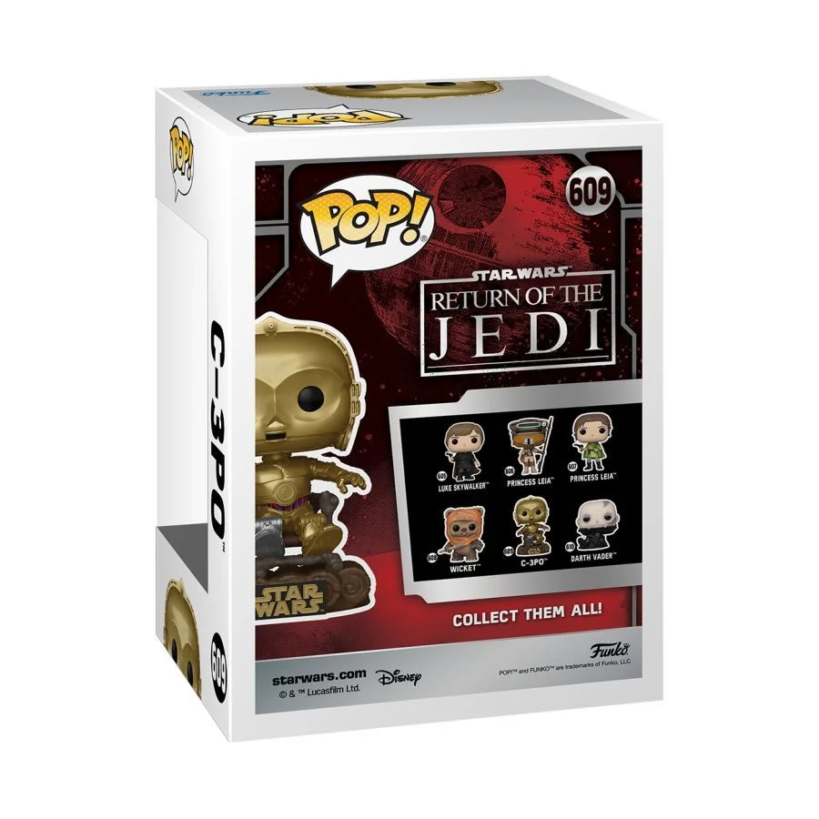 Star Wars STAR WARS RETURN OF THE JEDI 40TH: C3PO on Chair 609