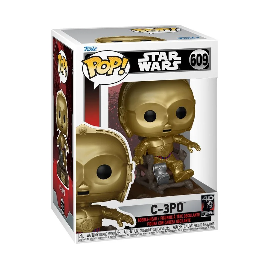 Star Wars STAR WARS RETURN OF THE JEDI 40TH: C3PO on Chair 609
