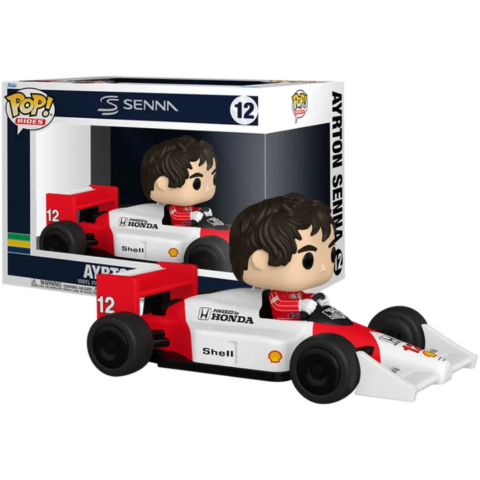 Figurka Funko POP! F1 Formula 1 - Ayrton Senna with Race Car #12