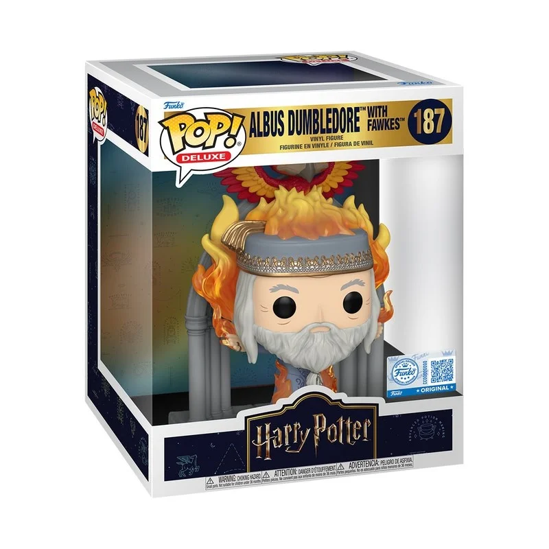 Funko POP! Harry Potter - Albus Dumbledore with Fawkes Deluxe Special Edition #187