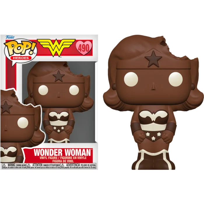 Figurka Funko Pop! Heroes DC Valentine's Day 2024 -  Wonder Woman (Valentine Chocolate) 490