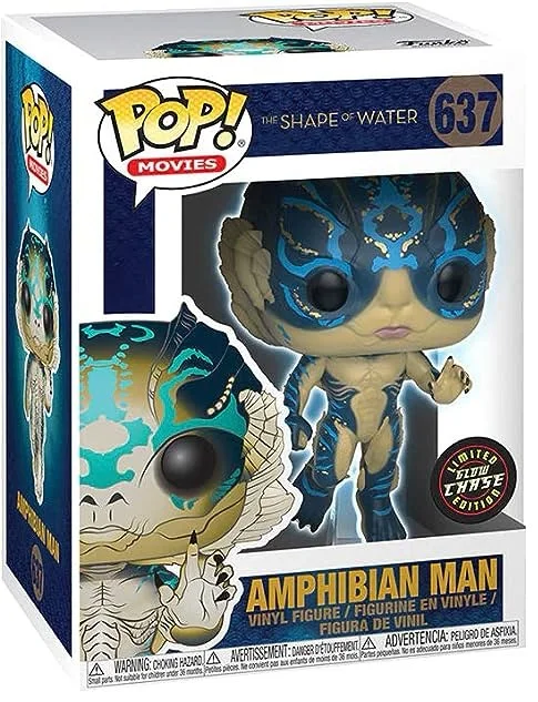 Figurka Funko POP! The Shape of Water Amphibian Man w/Chase #637 – zdjęcie 2