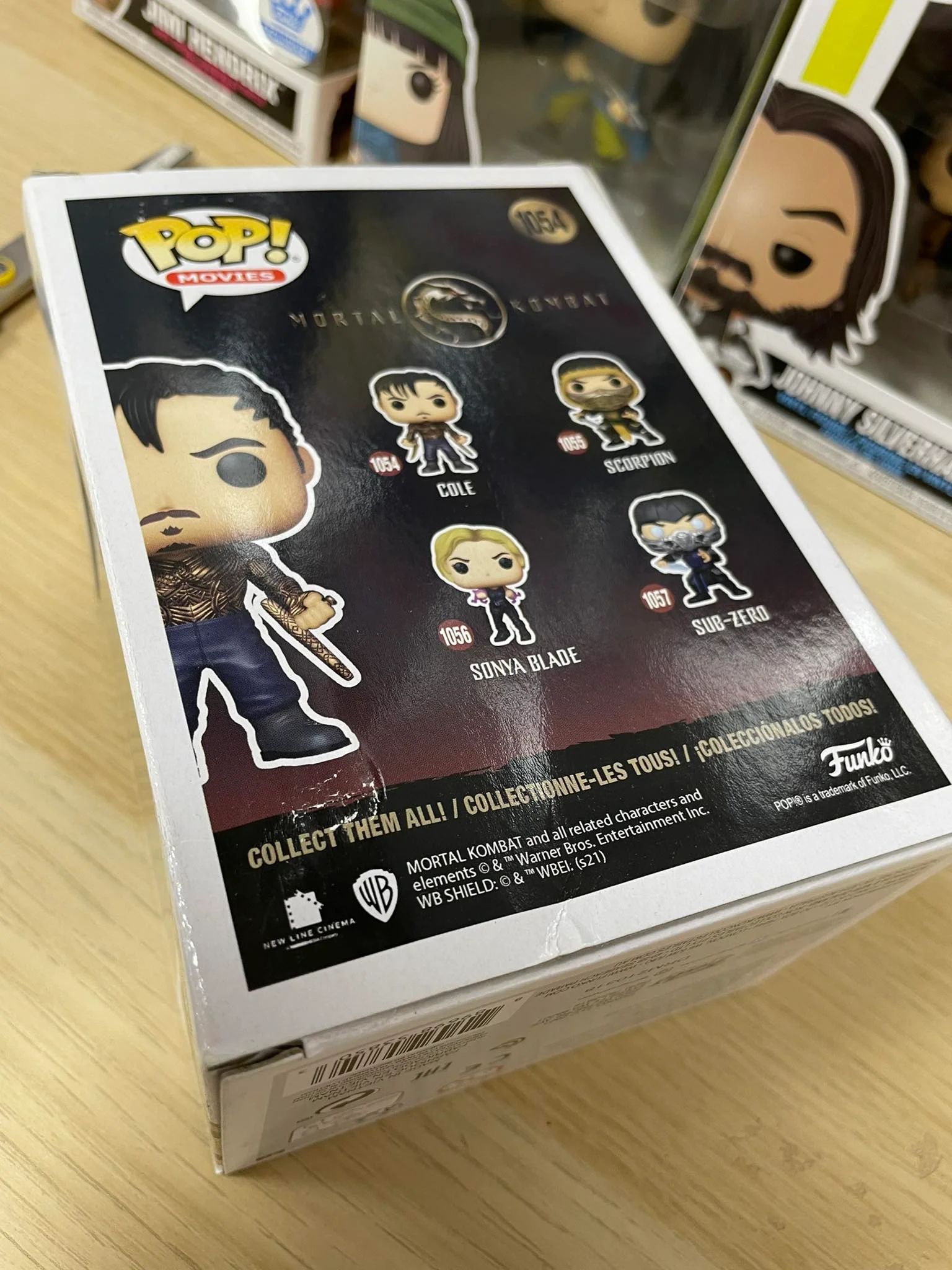 Figurka Mortal Kombat: Funko POP Cole Young 1054 (niewielkie uszkodzenia pudełka) – zdjęcie 2