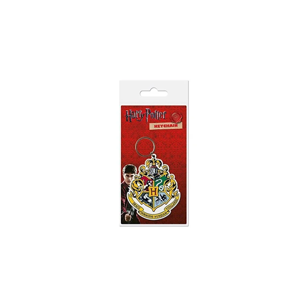 Pyramid gumowy brelok - Harry Potter (Hogwarts Crest)