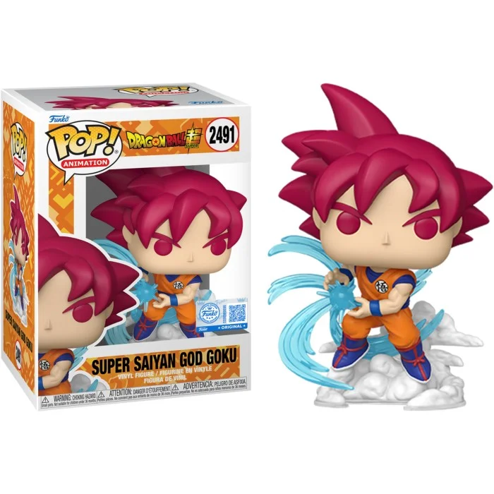 Funko POP! Dragon Ball: Super - Super Saiyan God Goku (Kamehameha) Special Edition #2491