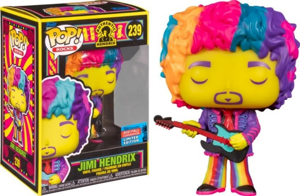 Figurka Funko Pop Jimi Hendrix 239 (Blacklight) Exc