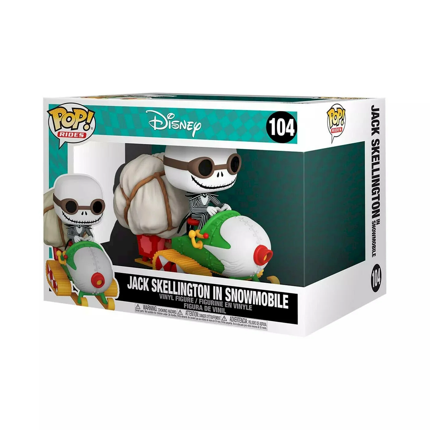 Figurka Funko POP Disney: The Nightmare Before Christmas: Jack & Snowmobile 104 – zdjęcie 2