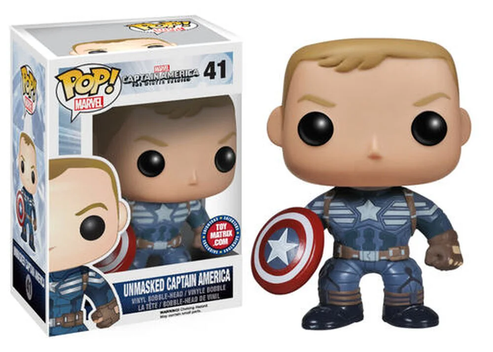 Funko POP! Marvel Capt America - Unmasked Captain Americ 41 (Exclusive) *Na zamówienie