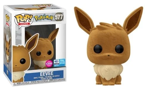 Figurka Pokemon Funko POP! Eevee Flocked 577 Exclusive *Na zamówienie