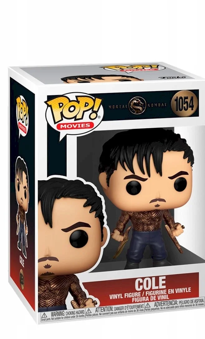 Figurka Mortal Kombat: Funko POP Cole Young 1054 (Pęknięty Róg Pudełka) – zdjęcie 2
