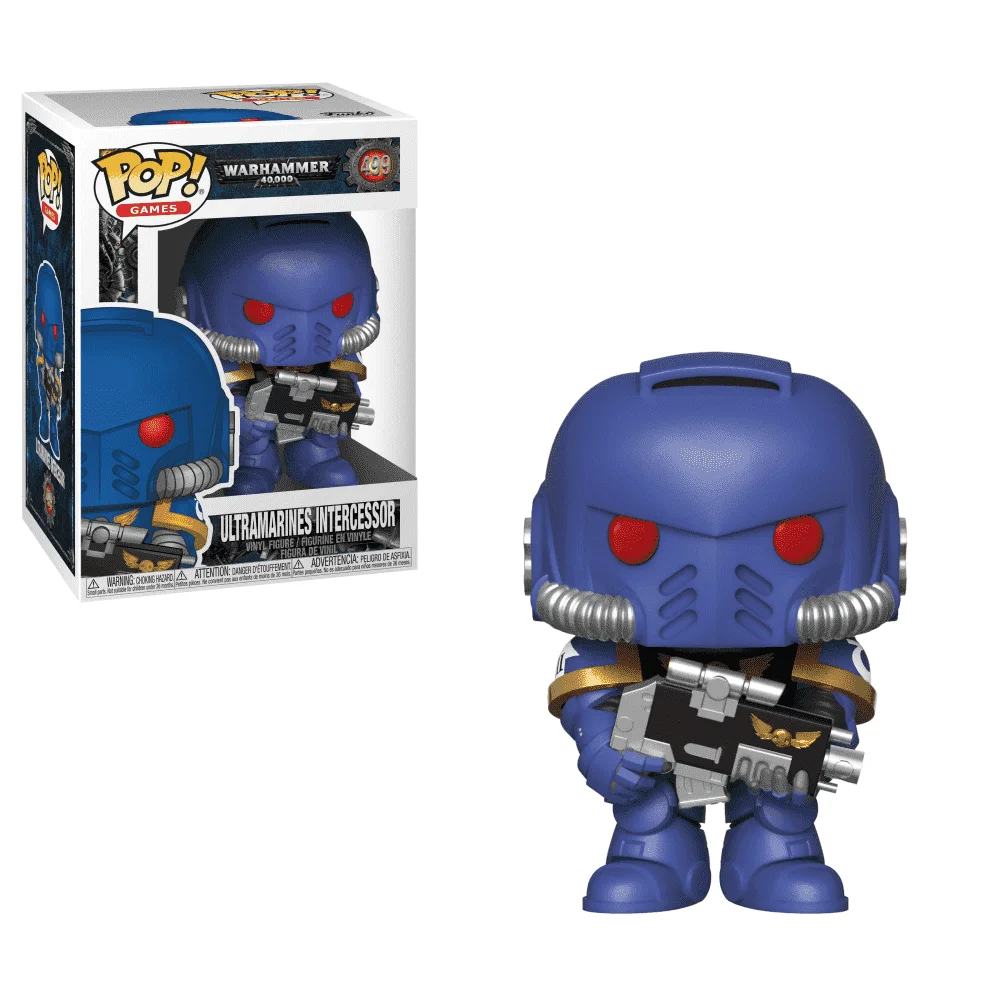 Funko POP! Warhammer 40,000 Games: Warhammer 40K- Ultramarines Intercessor 499 *Na zamówienie