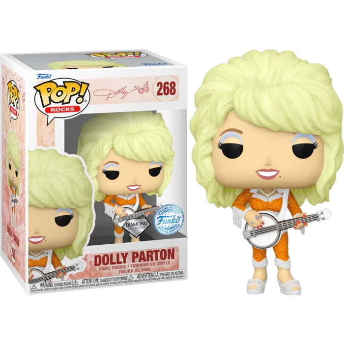 Figurka Funko POP Rocks: Dolly Parton (Diamond Glitter) 268 Special Edition