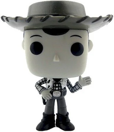 Figurka Funko POP Toy Story: Woody 168 (Black & White) BoxLunch Exclusive *Na zamówienie – zdjęcie 2