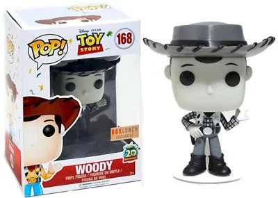 Figurka Funko POP Toy Story: Woody 168 (Black & White) BoxLunch Exclusive *Na zamówienie