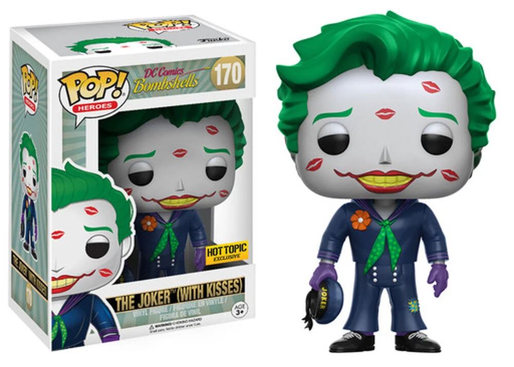 Funko POP! DC Comics DC Bombshells - Joker w/Kisses 170 (Chase) *Na zamówienie