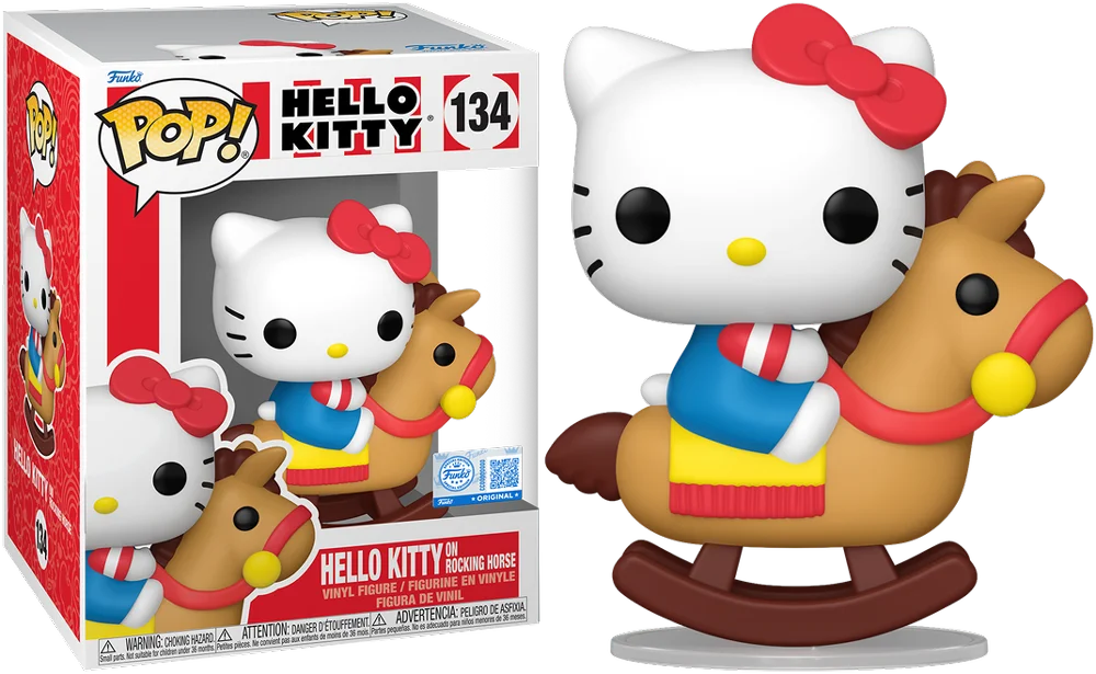 Figurka Funko POP! Hello Kitty & Friends - Hello Kitty on Rocking Horse Pop! Premium Vinyl Figure #134 Special Edition