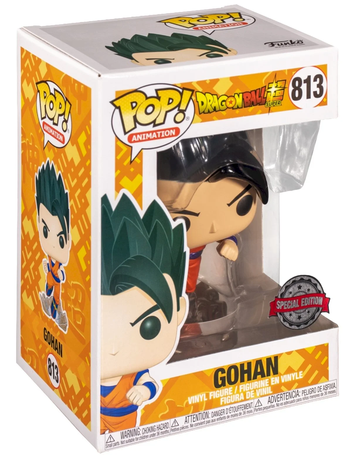 Figurka Dragon Ball Super Funko POP! Gohan Metallic 813 *Na zamówienie – zdjęcie 3