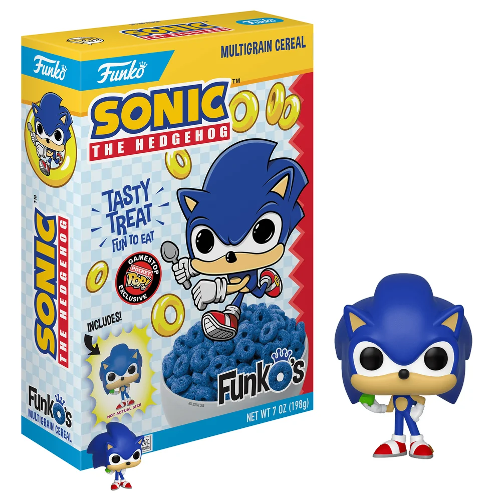 Funko POP! Sonic The Hedgehog N4S Cereal Box: Sonic - Sonic w/ Emerald 284 (Exclusive) *Na zamówienie