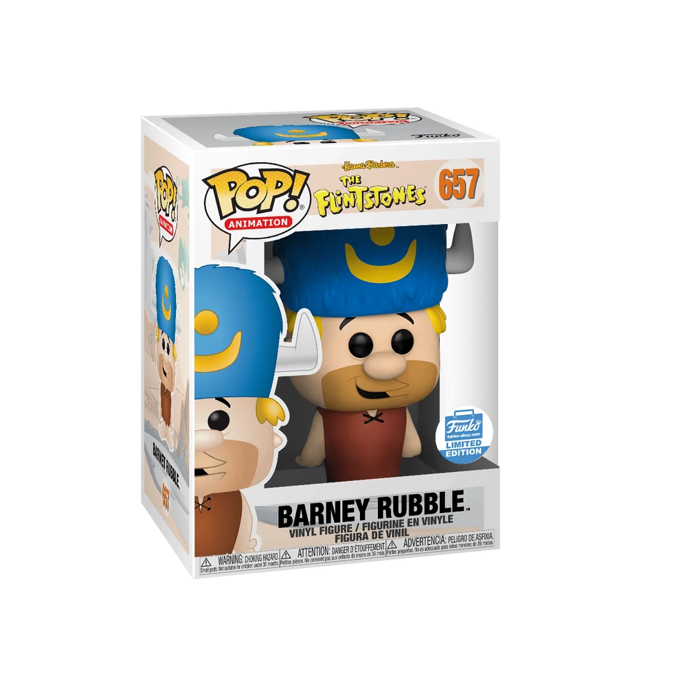 Funko POP! The Flintstones Animation: Flintstones -Barney w/Hat 657 (Exclusive) *Na zamówienie
