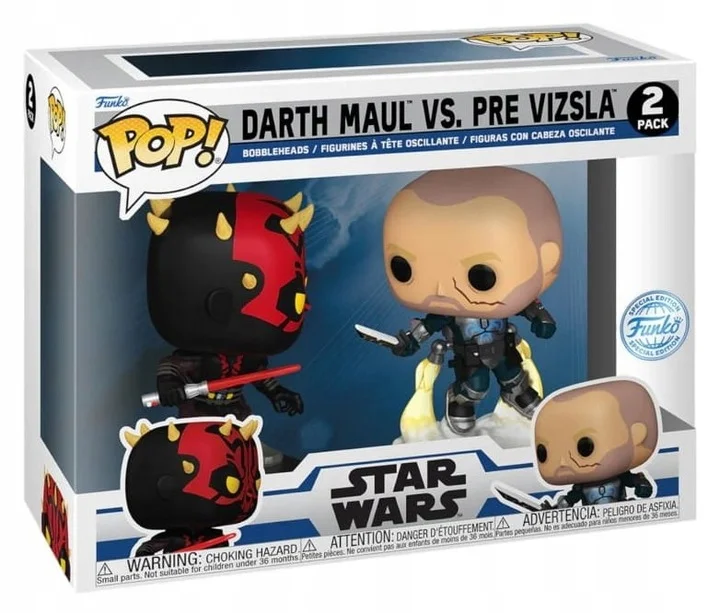 Figurka Funko Pop! 2-Pack Star Wars: Clone Wars  Duels - Darth Maul VS. Pre Vizsla  Special Edition