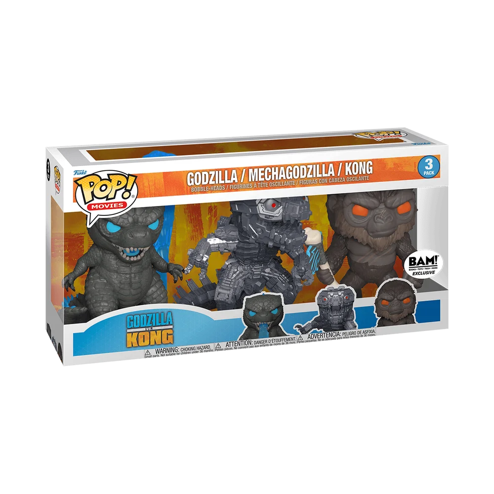 Funko POP! Godzilla Godzilla / Mechagodzilla / Kong - 3 Pack (Exclusive) *Na zamówienie