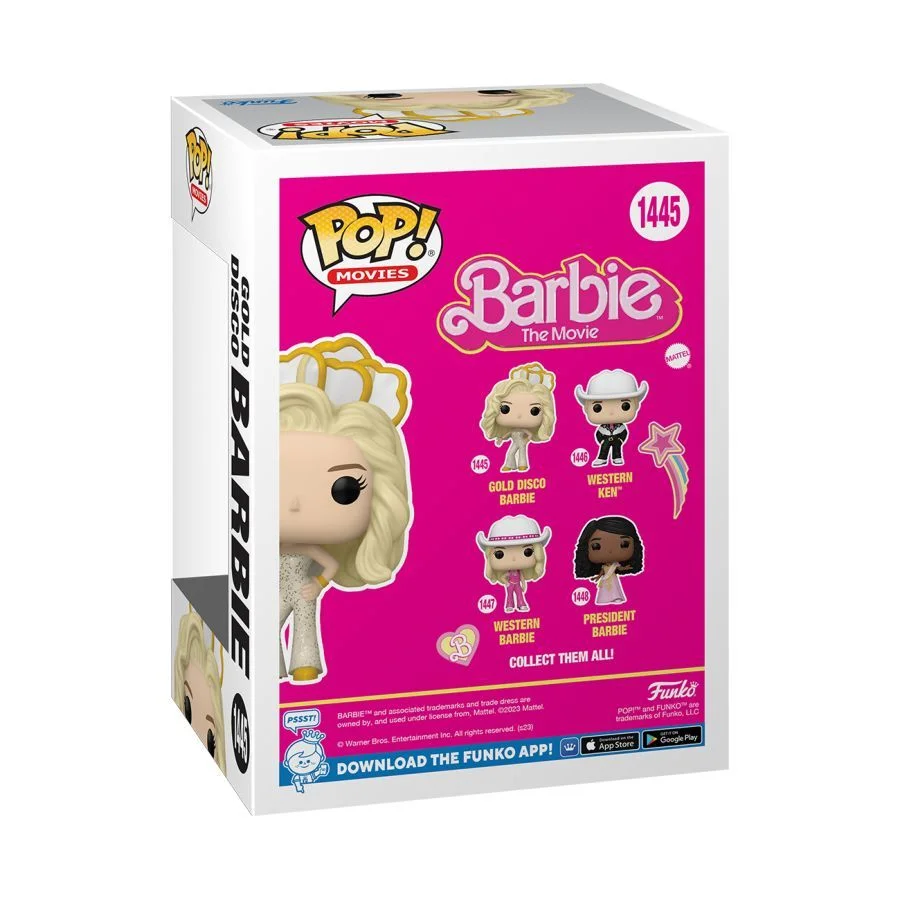 Funko POP!  Barbie- Gold Disco Barbie 1445