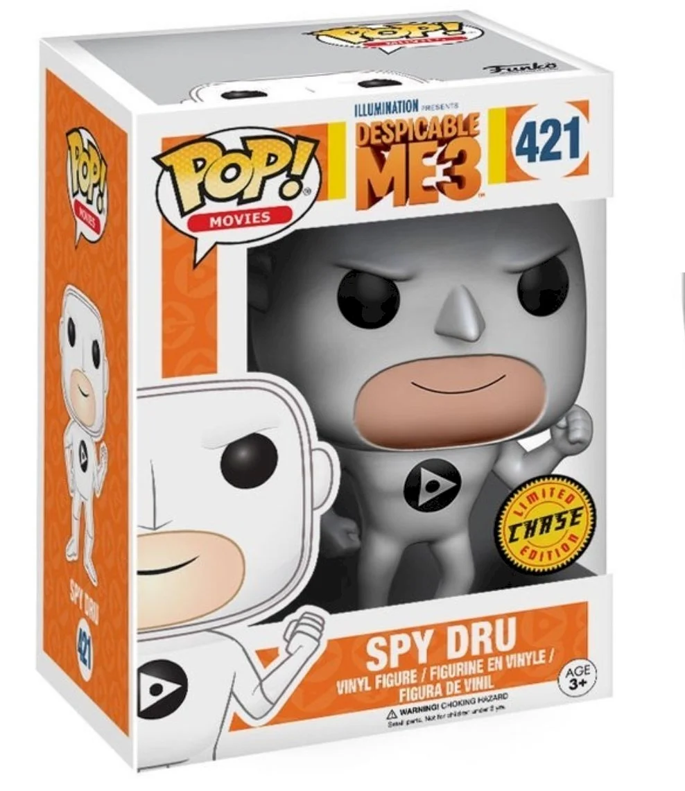 Figurka Despicable Me (Minionki) Funko POP SPY DRU (White)