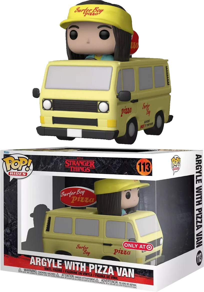 Figurka Funko Pop! Rides: Stranger Things - Argyle With Pizza Van (Target) #113* Na zamówienie