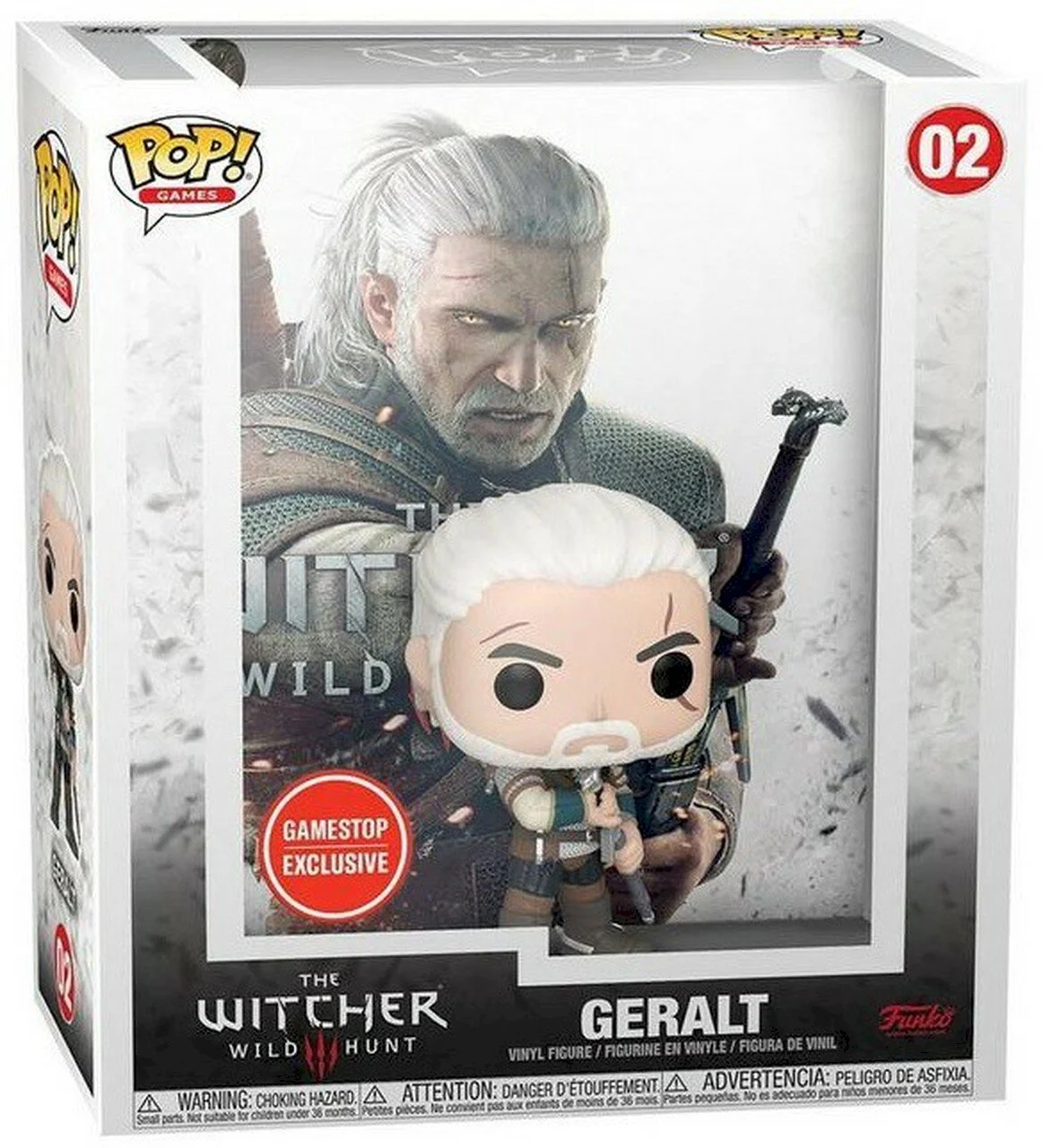 Funko POP The Witcher: Geralt 02 GameStop Exclusive* Na zamówienie