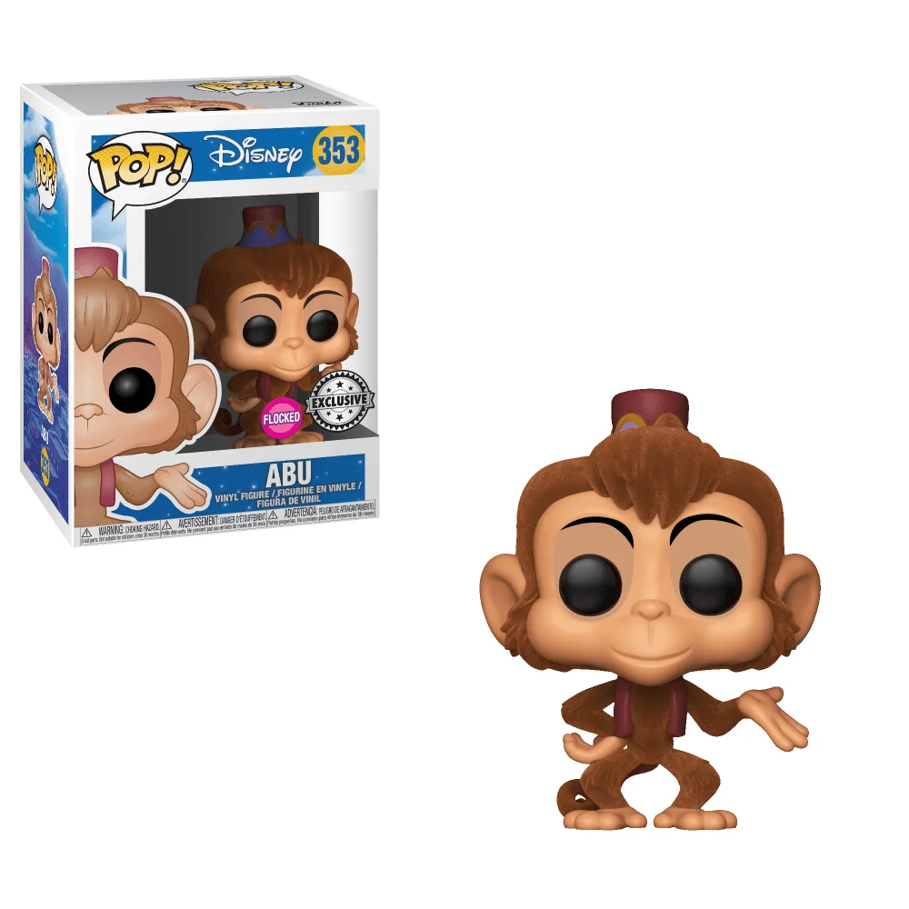 Funko POP! Disney Aladdin - Abu (FL) 353 (Flocked) *Na zamówienie