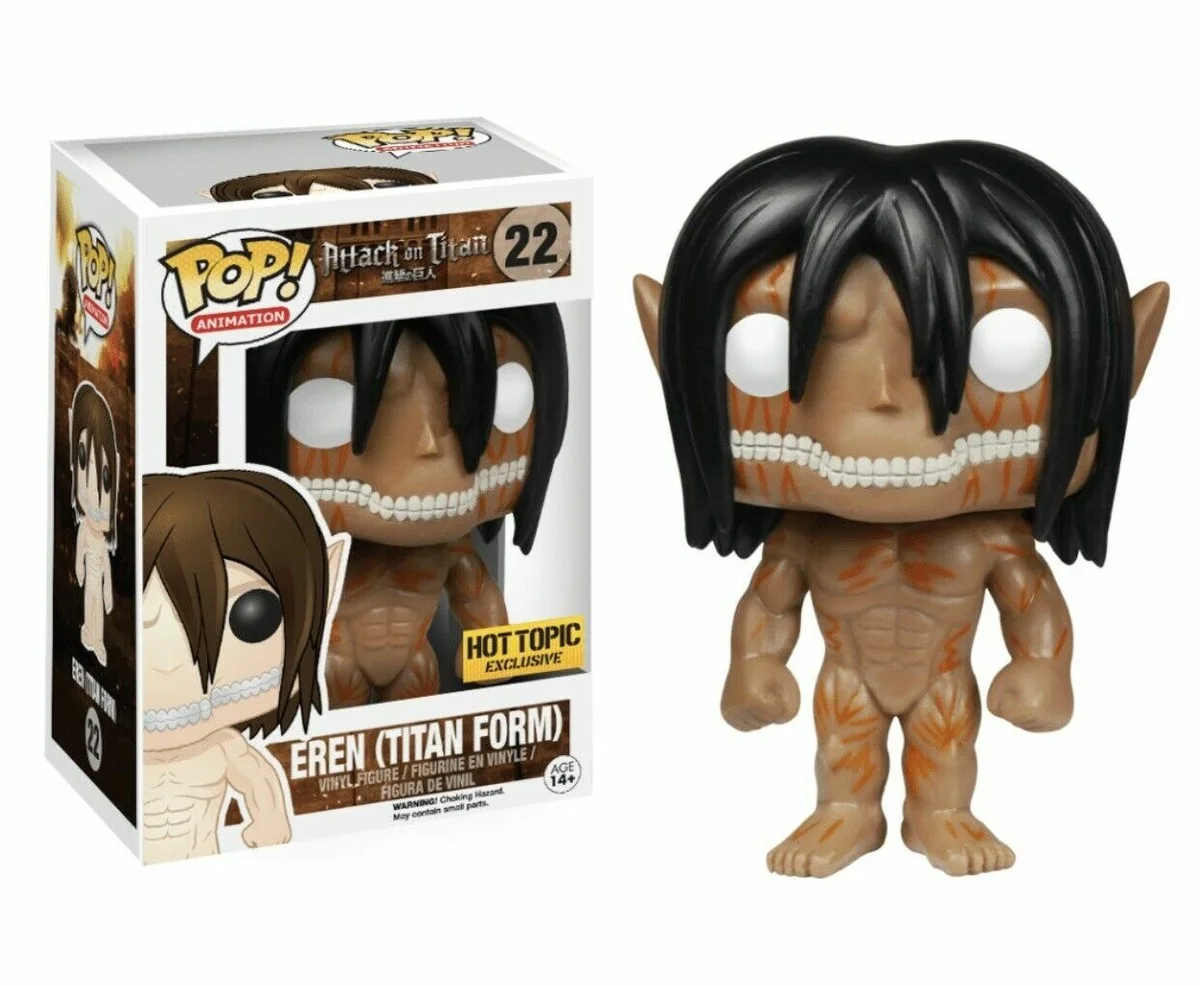Figurka Funko Pop! Attack On Titan Eren Jaeger (Titan Form)-Hot Topic 22* Uszkodzone/zniszczone pudełko