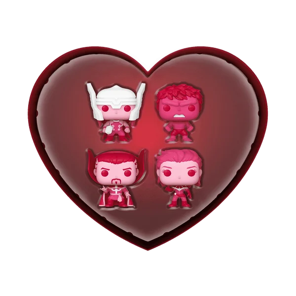Funko POP! Marvel Pocket Pop! Marvel Valentines 4-Pack (Exclusive) *Na zamówienie