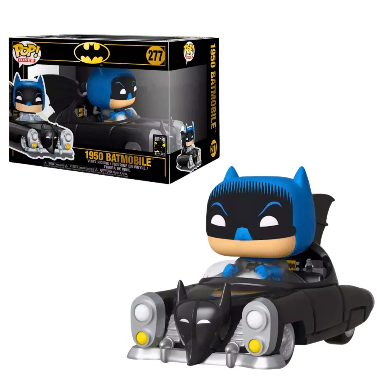 Funko POP! Batman Rides Batman 80th - Blue Metallic 1950 Batmobile #277