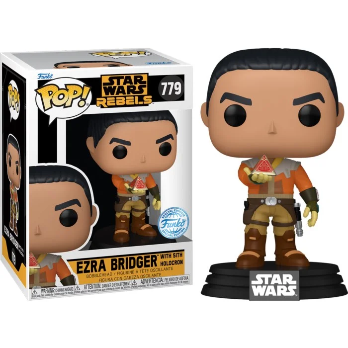 Funko POP! Star Wars Rebels - Ezra Bridger with Sith Holocron Special Edition #779