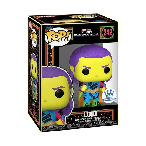 Figurka Funko POP! Thor 3 Ragnarok - Loki Blacklight #242 – zdjęcie 2