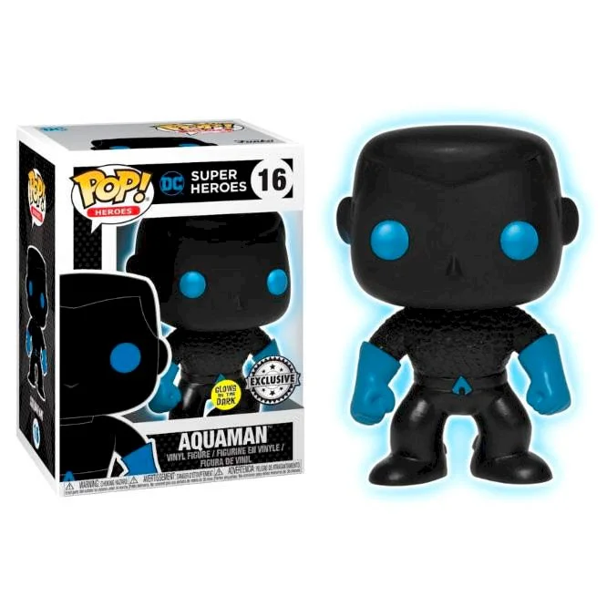 Figurka DC Comics Justice League Funko POP Aquaman Silhouette Exclusive 16 – zdjęcie 2