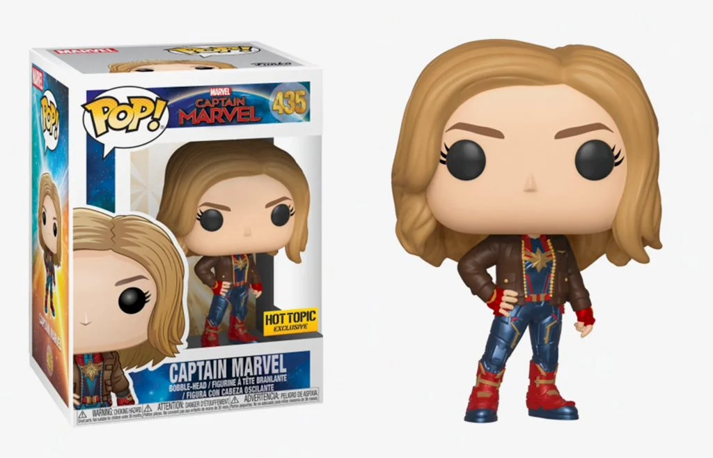 Figurka Funko POP Captain Marvel Hot Topic Exc 435 (Lekko Uszkodzone Pudełko)