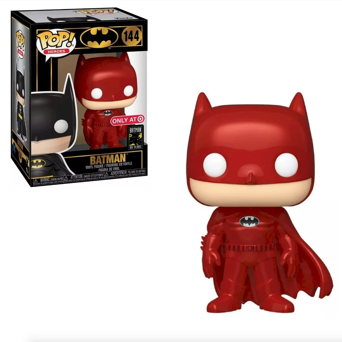 Figurka D.C. Heros Funko pop Batman (Red Metallic) Target Exc 144 *Na zamówienie – zdjęcie 3