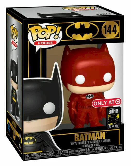 Figurka D.C. Heros Funko pop Batman (Red Metallic) Target Exc 144 *Na zamówienie – zdjęcie 2