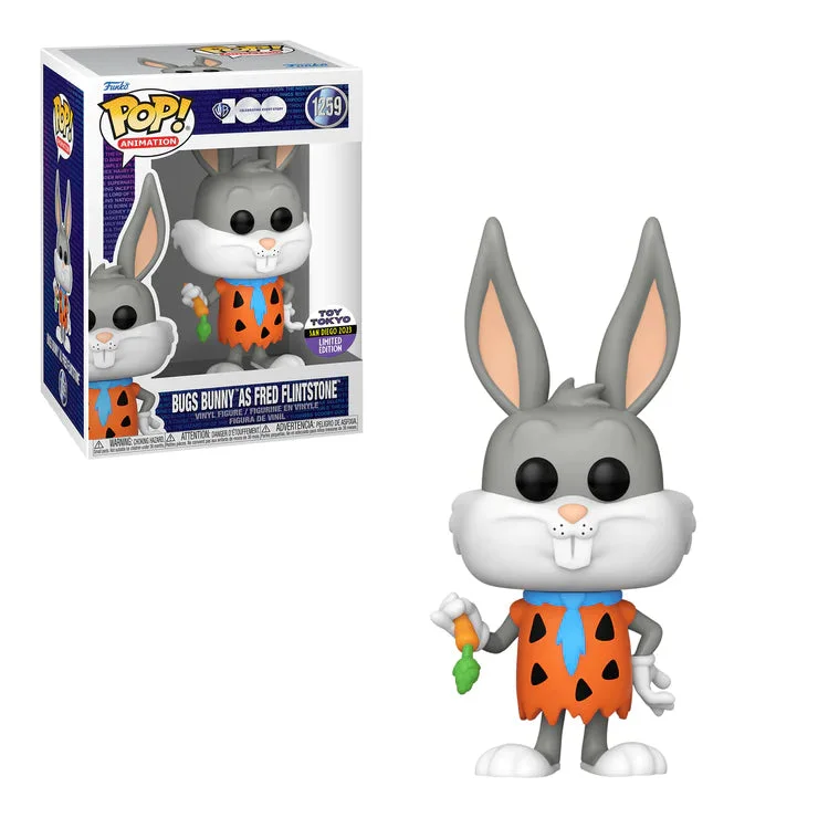 Figurka Funko POP! Animation Wb 100th Anniversary - Bugs Bunny As Fred Flintstone (2023 Toy Tokyo) #1259 *Na zamówienie
