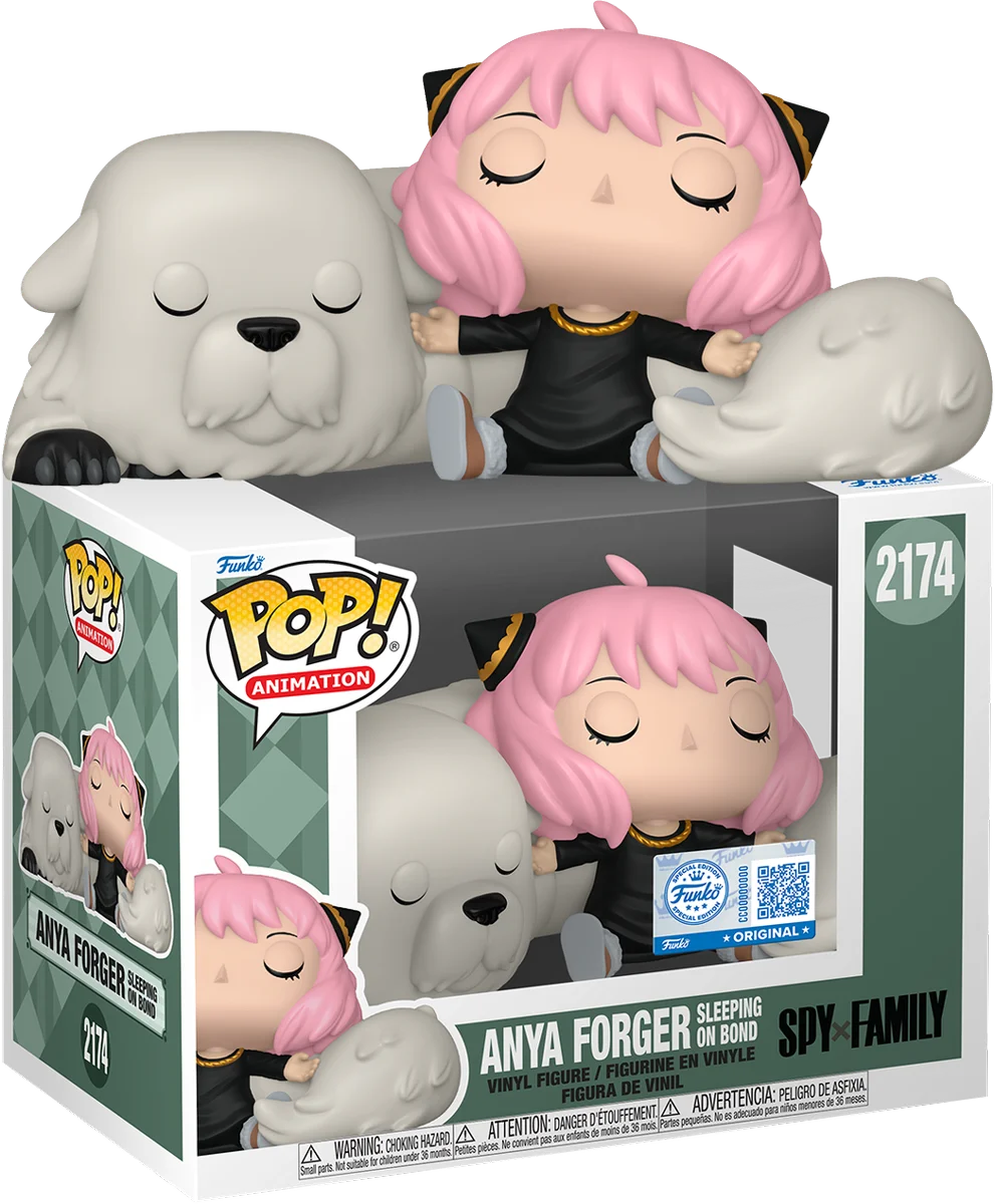 Figurka Funko POP! Spy x Family - Anya Sleeping on Bond Pop! Premium Vinyl Figure #2174 Special Edition