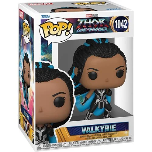 Funko POP Marvel: Thor Love and Thunder - Valkyrie 1042 (Naderwane pudełko - zdjęcie)